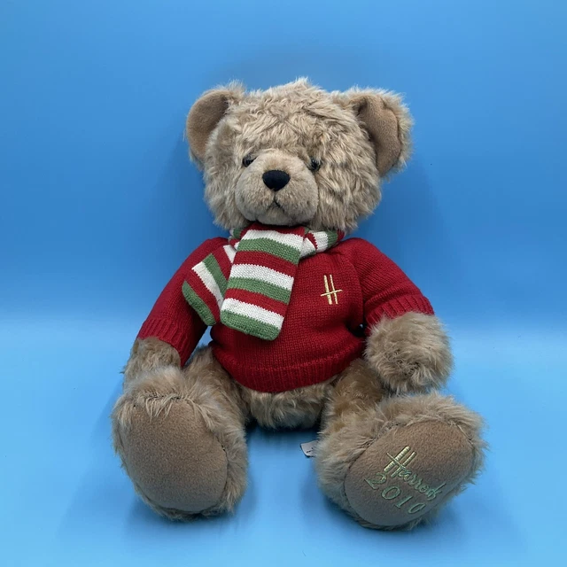 HARRODS CHRISTMAS 2010 Soft Plush Teddy Bear Toy Archie
