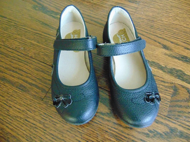 GIRLS UMI CLOUD Tech Leather Slip On Loafers Dress Shoes Youth sz