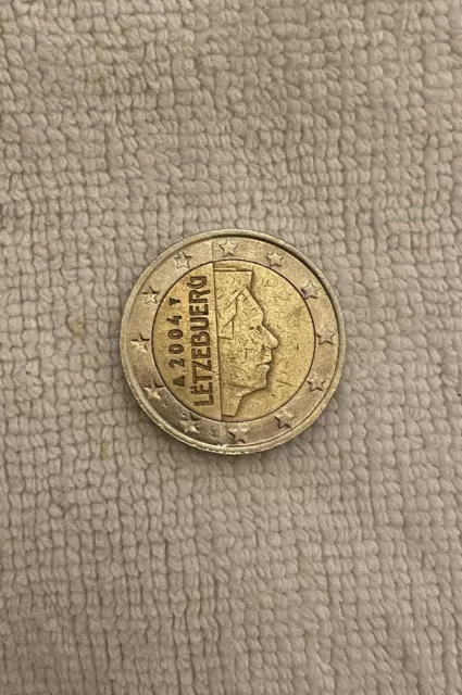moneta da 2 euro letzebuerg 2004