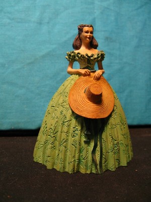 1990 Franklin Mint Gone With The Wind Scarlett O'Hara 3 1/2" tall Figurine