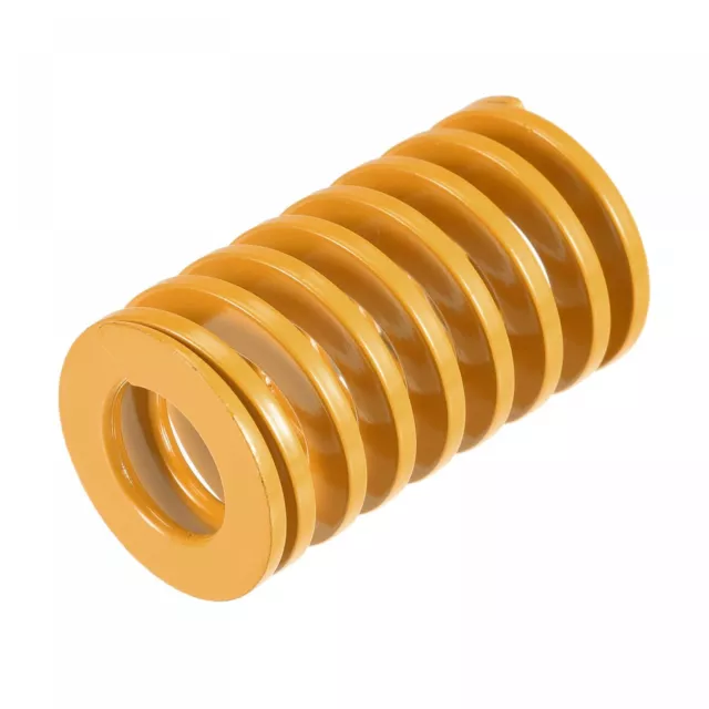 Spring 25mm OD 45mm Long Spiral Stamping Light Compression 3D Printer Yellow