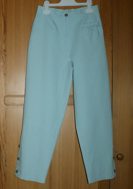 PANTALON PANTACOURT FEMME Marron Fil doré marque UN DEUX TROIS 1 2 3 - Taille 40 EUR 5,00 - FR