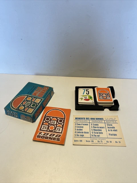 Dujardin Mille Bornes Prestige – Édition Anniversaire Avec Graphismes 1954 – Boîte Métal – 2 à 8 Joueurs, Dès 6 Ans