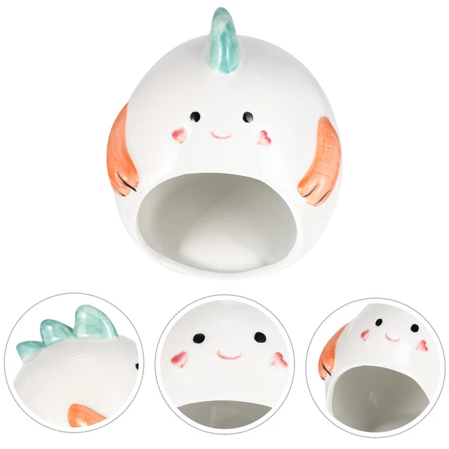 Small Animal Ceramic Cave Ceramic Animal Cage Hamster Hideout House