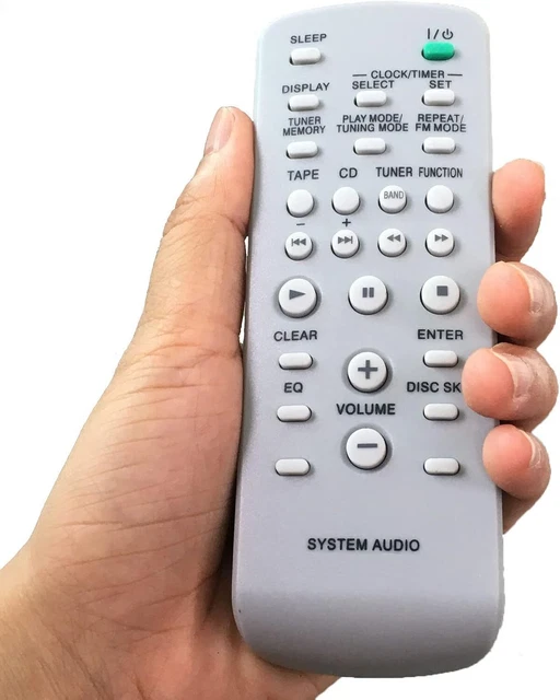 REMOTE CONTROL FOR SONY HCD-NE3 HCD-GX250 MHC-HX250 MHC-EC68 Micro Hi ...