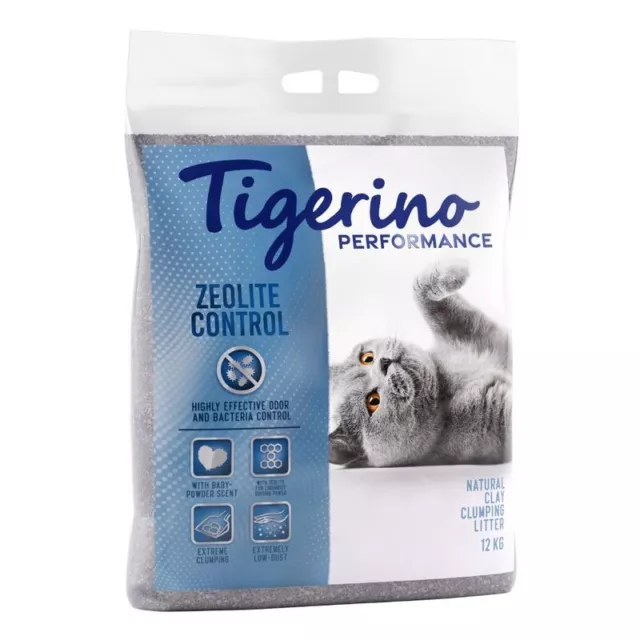 Tigerino Performance Lettiera Agglomerante Ultra Argilla Zeolite Sacco 12 Kg