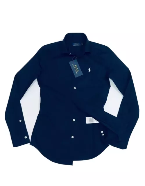 Ralph Lauren Women’s Regular Fit Poplin Shirt  (Newport Navy )          RRP £109