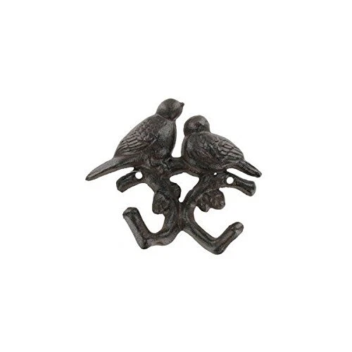 Home Accents Cast Iron Song Bird Pair Double Wall Hook