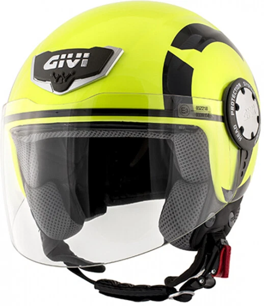 Casco Demi-Jet Kappa KV57 Basic Bianco Lucido - 13