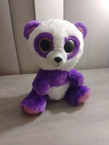 Purple panda beanie boo sales