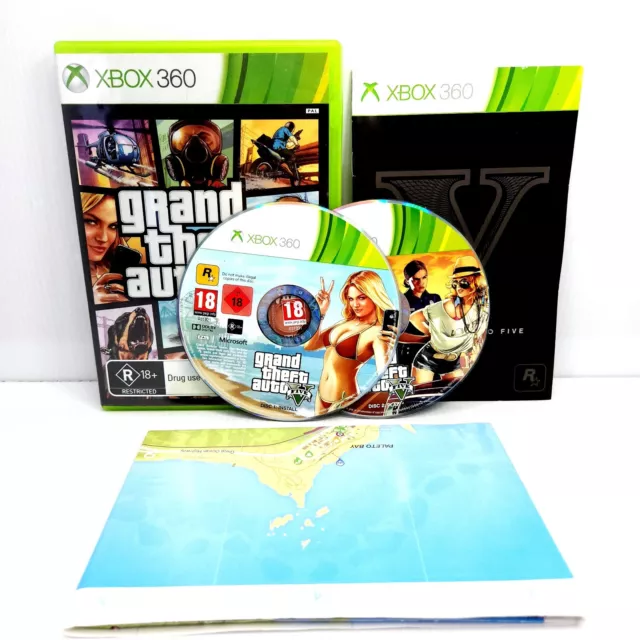 GRAND THEFT AUTO V (Microsoft Xbox 360, 2013) $11.99 - PicClick AU