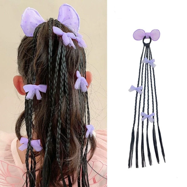 Elastics Hair Rope Hair Ornament Rubber Bands Cute Bow Headband  Girl