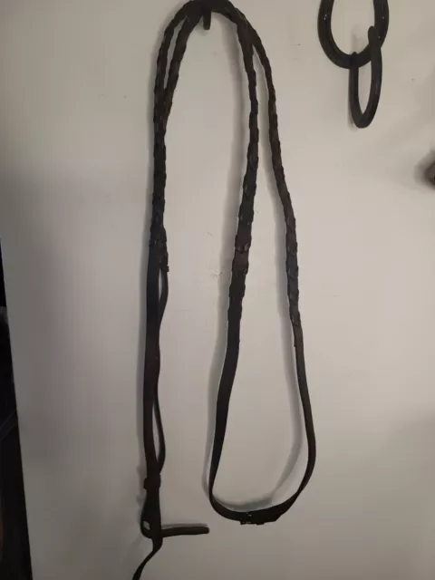 Set of 56in Braided Reins For English Bridle