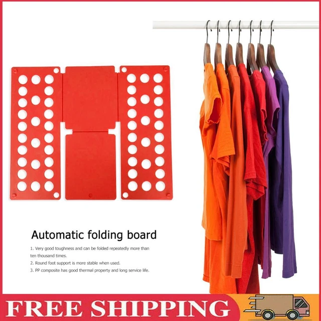 Organizzatore Tavola Pieghevole Lavanderia Bambini Abbigliamento Regolabile (Rosso)