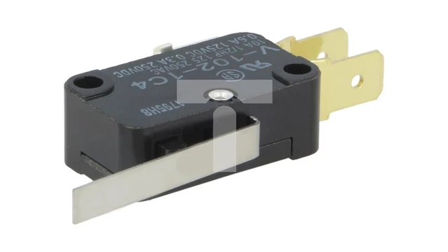 Microswitch SNAP ACTION with lever SPDT 10A/250VAC IP40 V-102-1C4 /T2UK