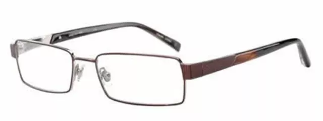 Jones New York Eyeglasses J322 Brown :: DEMO LENS