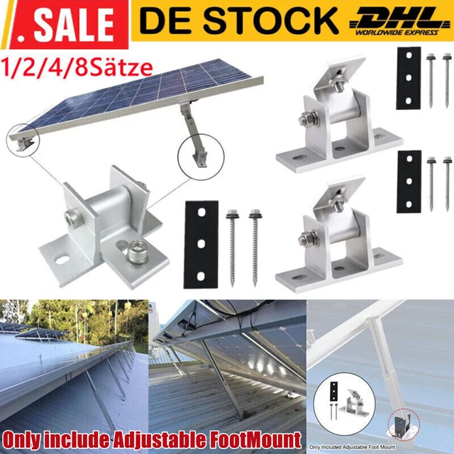 NbgrvB Stehfalzklemme – 50 Stück Aluminium Für PV-Solarpaneele, 45x52 Mm, Edelstahlschrauben