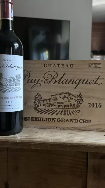 Bouteille De Vin Saint EMILION Grand Cru 2016