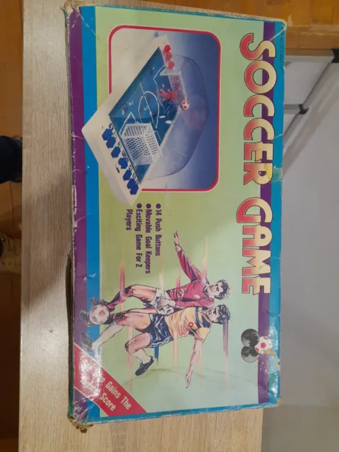 Soccer Game Gioco del Calcio vintage anni 80 con scatola originale.