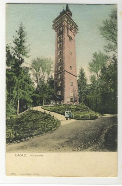 AK Graz, Hilmwarte, Kinder in Tracht, 1900