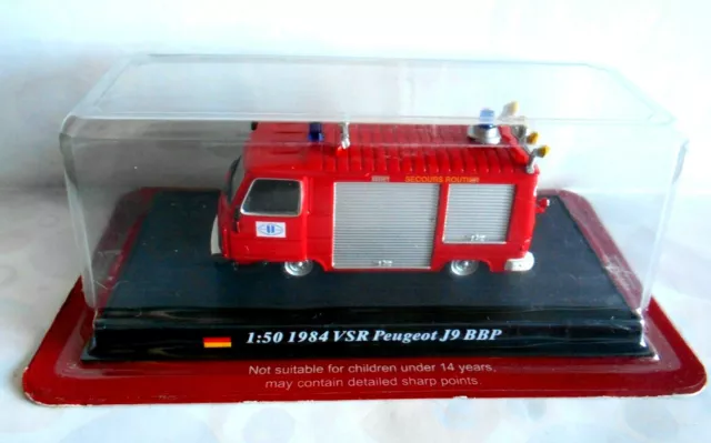 Fahrzeug Wachsam Der Feuer -fire Fighters - Skala 1:50 Vsr Peugeot J9 Bbp