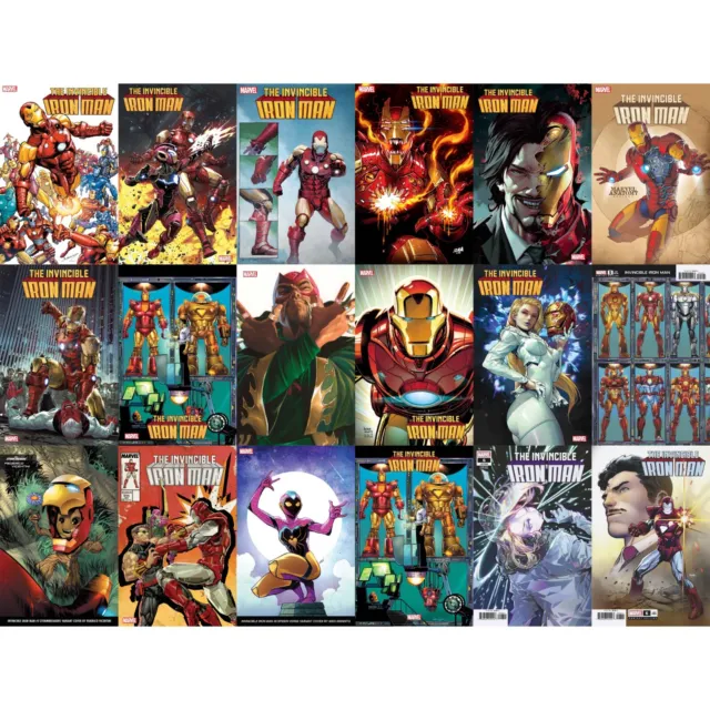 Invincible Iron Man (2022) 1 2 3 4 5 6 Variants | Marvel Comics | COVER SELECT