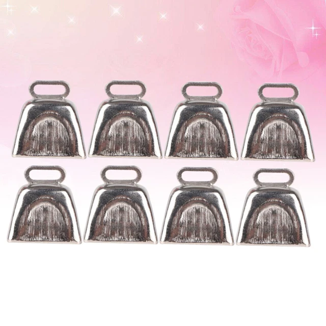 Lot De 4 Mini Cloches De Vache Vintage En Métal - Idéal Randonnée, Sac à Dos, Décoration