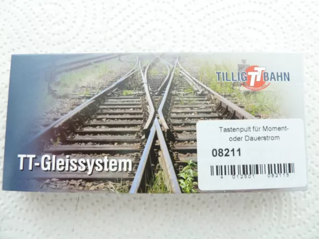 Tillig 08211 TT-Gleissystem Tastenpult für Moment- oder Dauerstrom