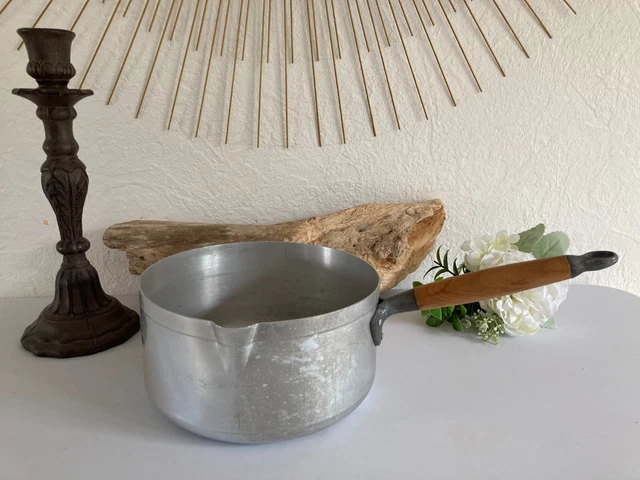 Ancienne Casserole En Cuivre Vesta - Vintage - Sauteuse à Sauce Sur Bougie
