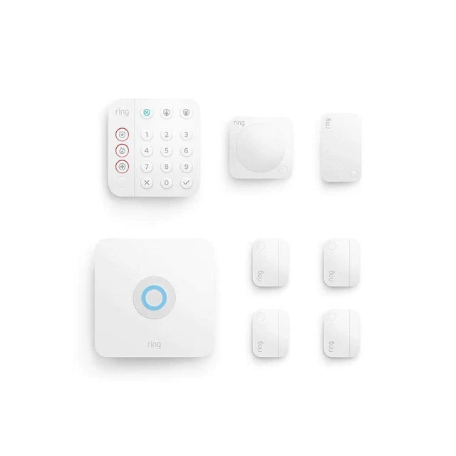 Ring Alarm System 6.65"X6.65"1.42" Wireless Security System 8-Piece (2Nd Gen)