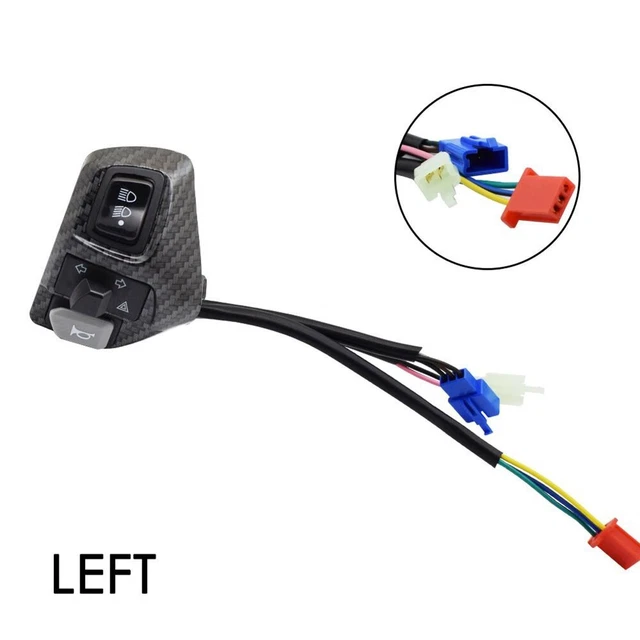 Enhanced Handlebar Switch for Motorcycle Horn Button and Turn Signal Functions 2