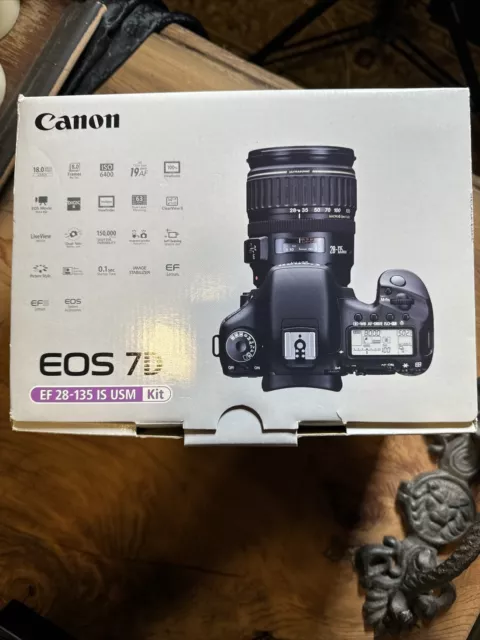 Canon EOS 7D 18.0 MP Digital SLR Camera - Black (Body Only) HUGE BUNDLE!