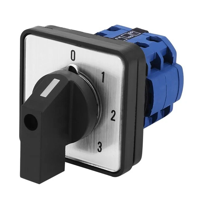 Hot New Switch Rotary Selector Universal With Screw 1 Piece 4-Position 660V 20A