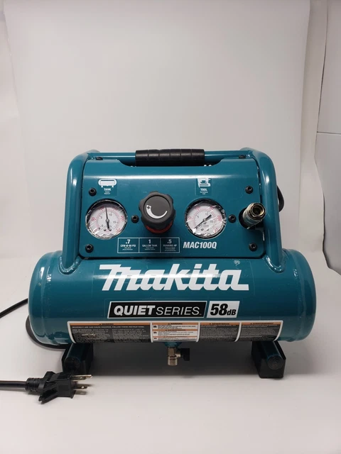 Makita MAC100Q Quiet Series 58DB Air Compressor 1/2 HP 1 Gallon Compact New