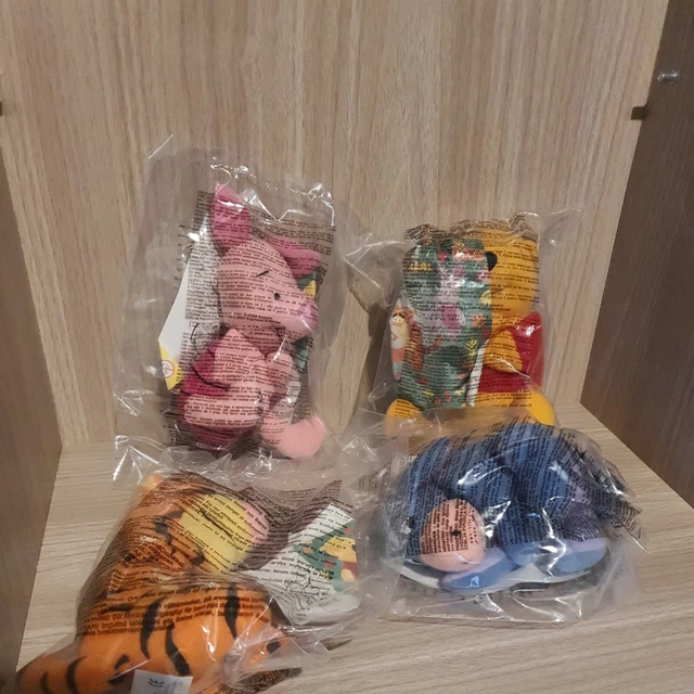 VINTAGE MCDONALDS HAPPY meal toys disney Winnie the pooh from 1999