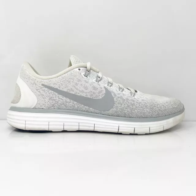 Nike Womens Free RN Distance 827116-100 White Running Shoes Sneakers Size 8