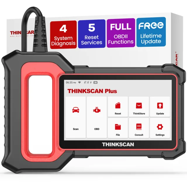 THINKSCAN PLUS OBD2 Car Scanner Engine ABS SRS DPF TPMS EPB Diagnostic Scan Tool