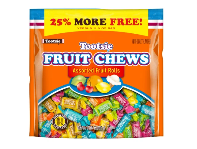 Tootsie Roll Fruit Chews Assorted Fruit Flavors, 14.37 Oz
