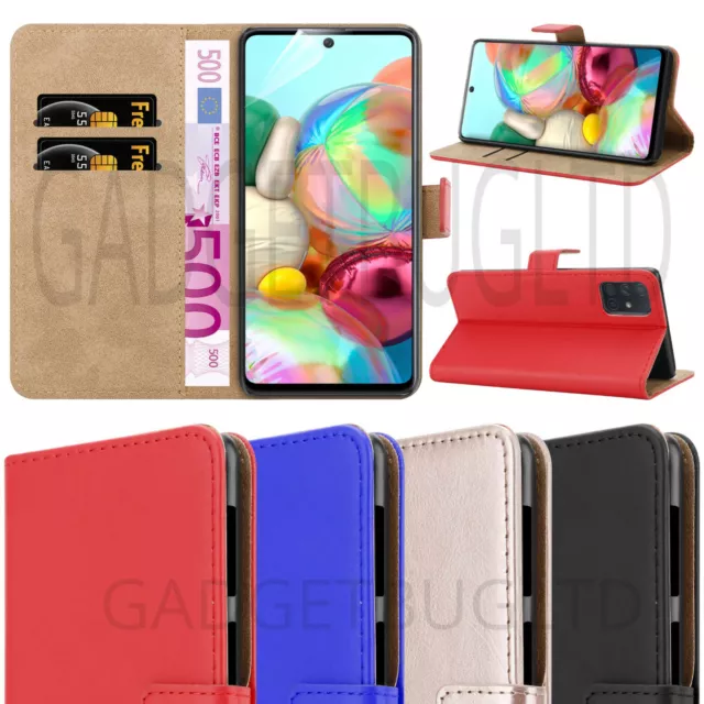 Luxus Hülle Für Samsung Galaxy A41 Pu Leder Geldbörse Flip Cover