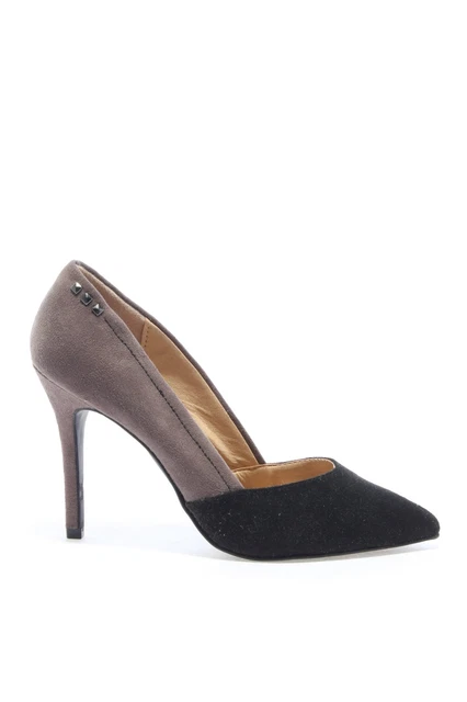 Décolleté Graceland in pizzo da donna taglia DE 37 nero-marrone-argento look casual