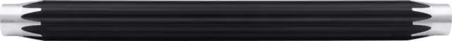 14 Inch Suspension Tube 5/8 Scalloped Aluminum Splined Black 4-Link Bars