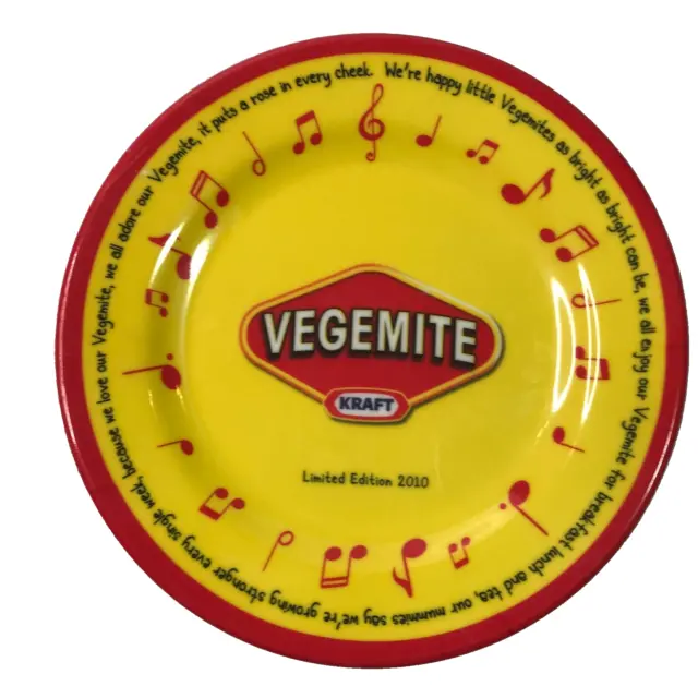 Vegemite Melamine Limited Edition 2010 Plate