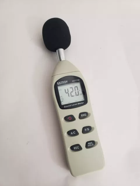 EXTECH Digital Sound Level Meter 40-130dB Model 407730