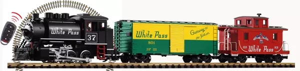 Piko G Scale 38109 WP&YR Freight R/C Starter Set w/Sound