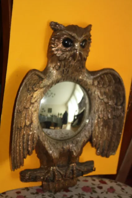 Miroir hibou oeil de sorcière