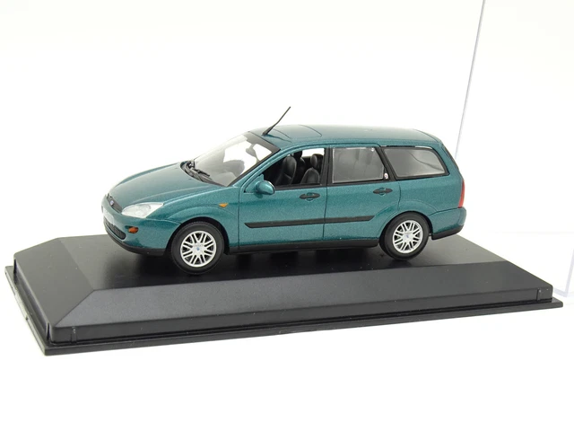 Ford Focus Break 1998 Bleu Métal – Minichamps 1/43 – Modèle 430 087010