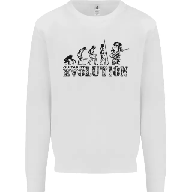 Evolution of a Guitarist Guitar Electric Kids Sweatshirt Jumper
