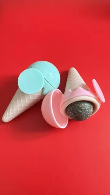 Ice Cream Design Catnip Ball Rotatable Pet Mint Ball Wall Stickup Cat 4pack #Z4