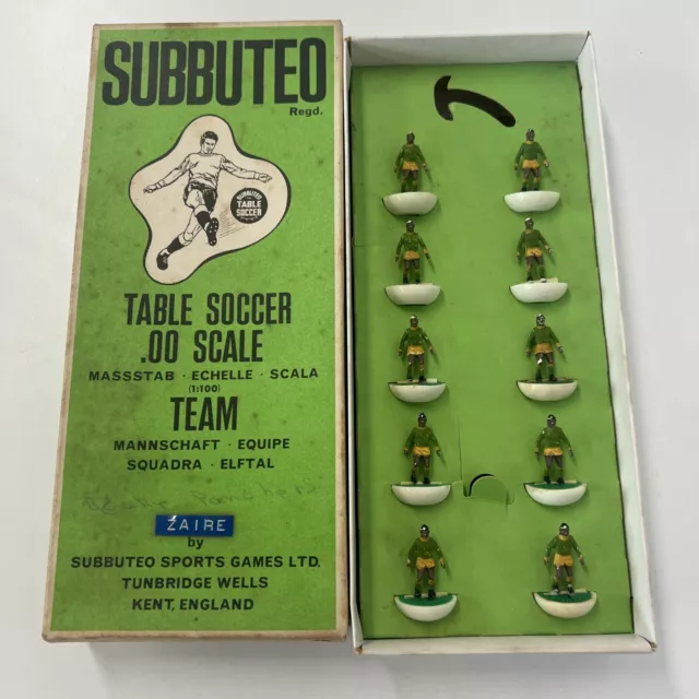 Subbuteo Heavyweight Team Zaire Ref: 176 1970s Football HW Seventies