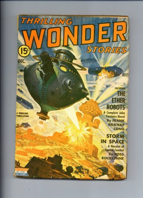 Thrilling Wonder Stories Pulp Dec 1942 Vol. 23 #2 VG/FN 5.0